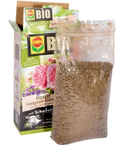 Compo BIO Rosen Langzeit-Dünger mit Schafwolle Outlet