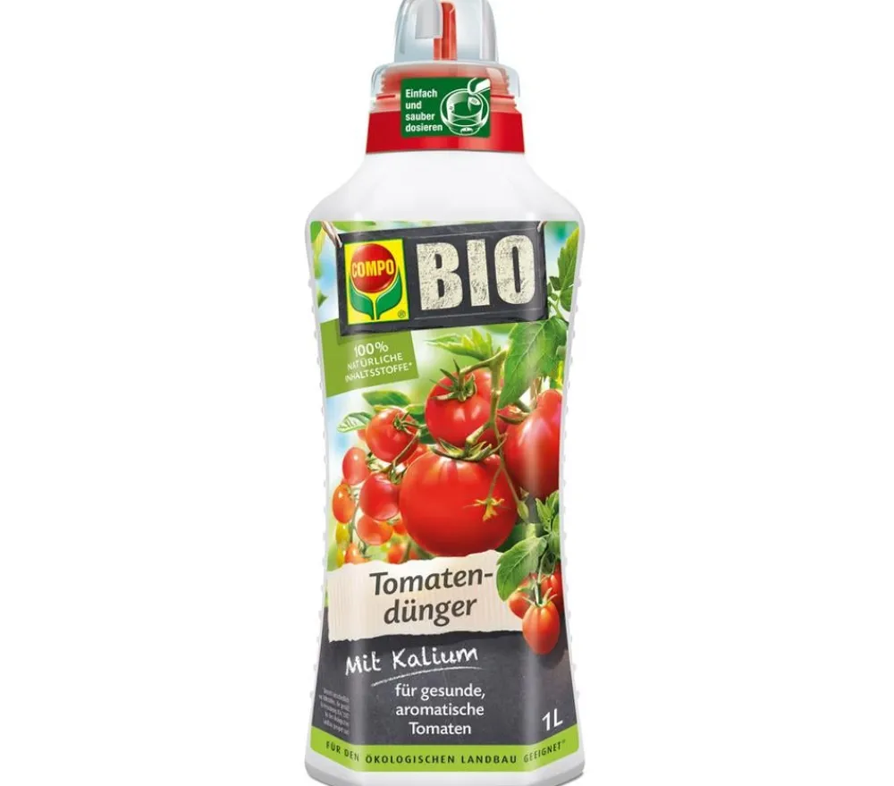 Compo Obst- & Gemüsedünger|Spezialdünger - BIO Tomatendünger, flüssig, 1 l