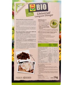 Compo Universaldünger|Blumendünger > BIO Universal Langzeit-Dünger mit Schafwolle, 2 kg