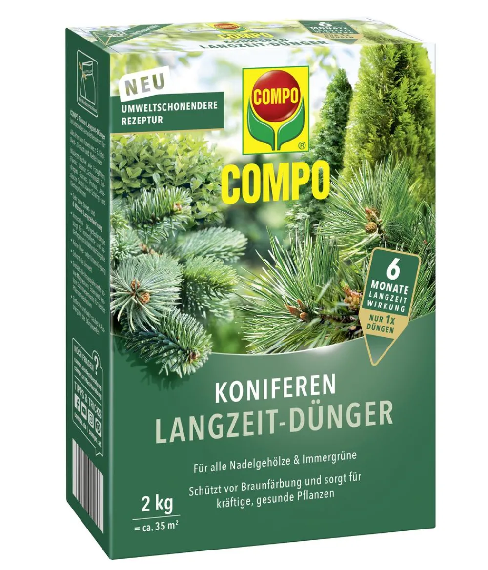 Compo Spezialdünger > Koniferen Langzeit-Dünger, 2 kg