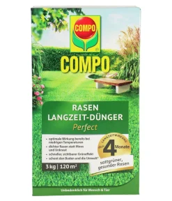 Compo Rasendünger - Rasen Langzeit-Dünger Perfect, 3 kg
