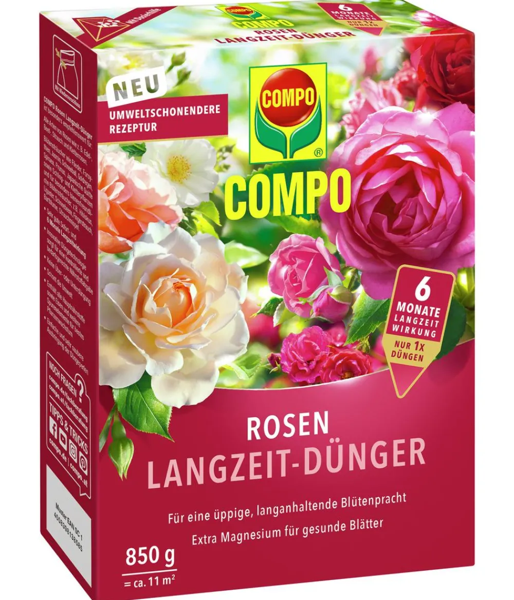 Compo Blumendünger|Spezialdünger - Rosen Langzeit-Dünger