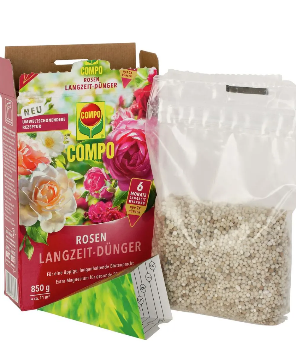 Compo Blumendünger|Spezialdünger - Rosen Langzeit-Dünger