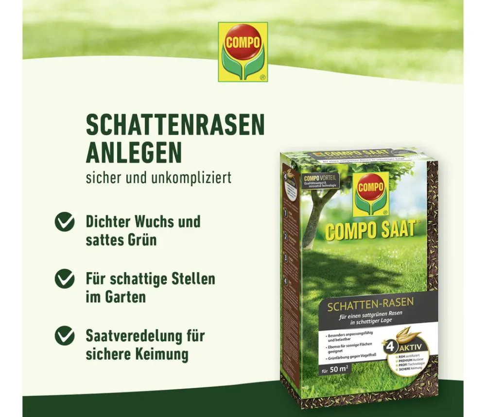 Compo Rasensamen > Saat® Schattenrasen