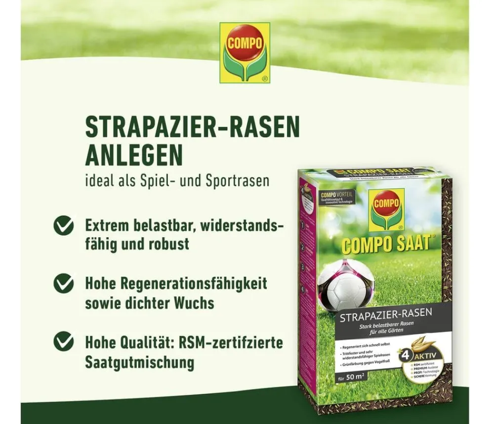 Compo Saat® Strapazierrasen Hot