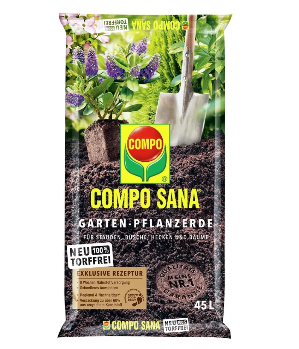 Compo SANA® Garten-Pflanzerde, torffrei, 45 l Discount