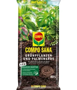 Compo Spezialerde - SANA® Grünpflanzen- und Palmenerde, 40 l
