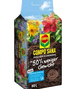 Compo Sana® Qualitäts-Blumenerde 50% weniger Gewicht New