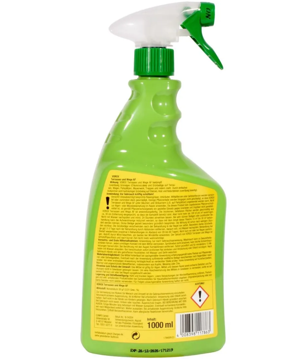 Compo VOROX® Terrassen und Wege AF, 1 l Hot