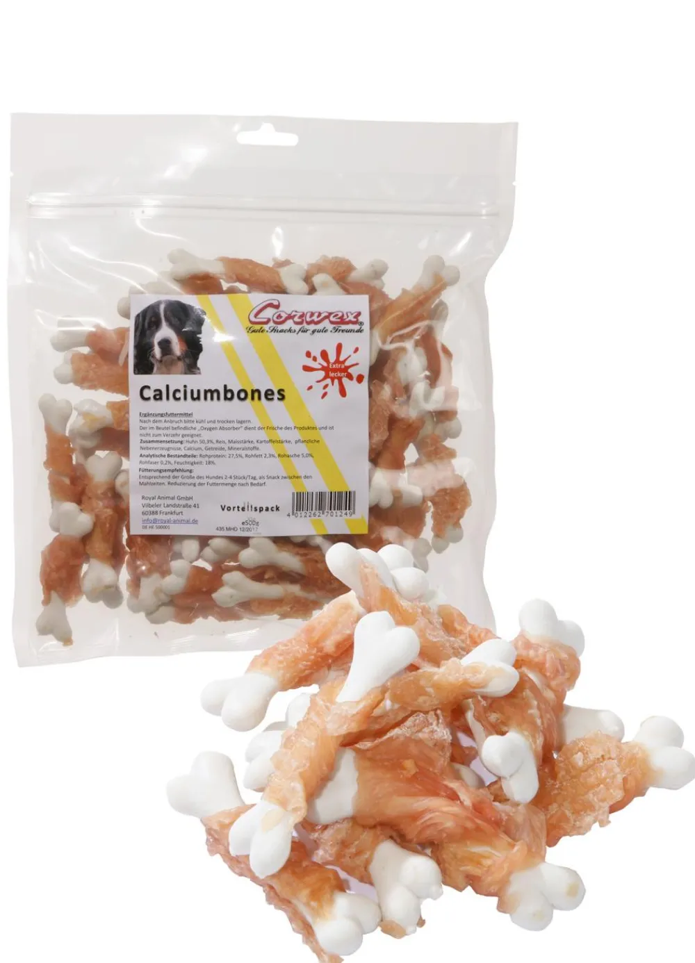 Corwex Hundesnack Calciumbones Clearance