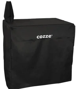 cozze® Cozze Abdeckhaube für Außenküche 90 mit Spüle, ca. B95/H117/T66 cm Schwarz Clearance