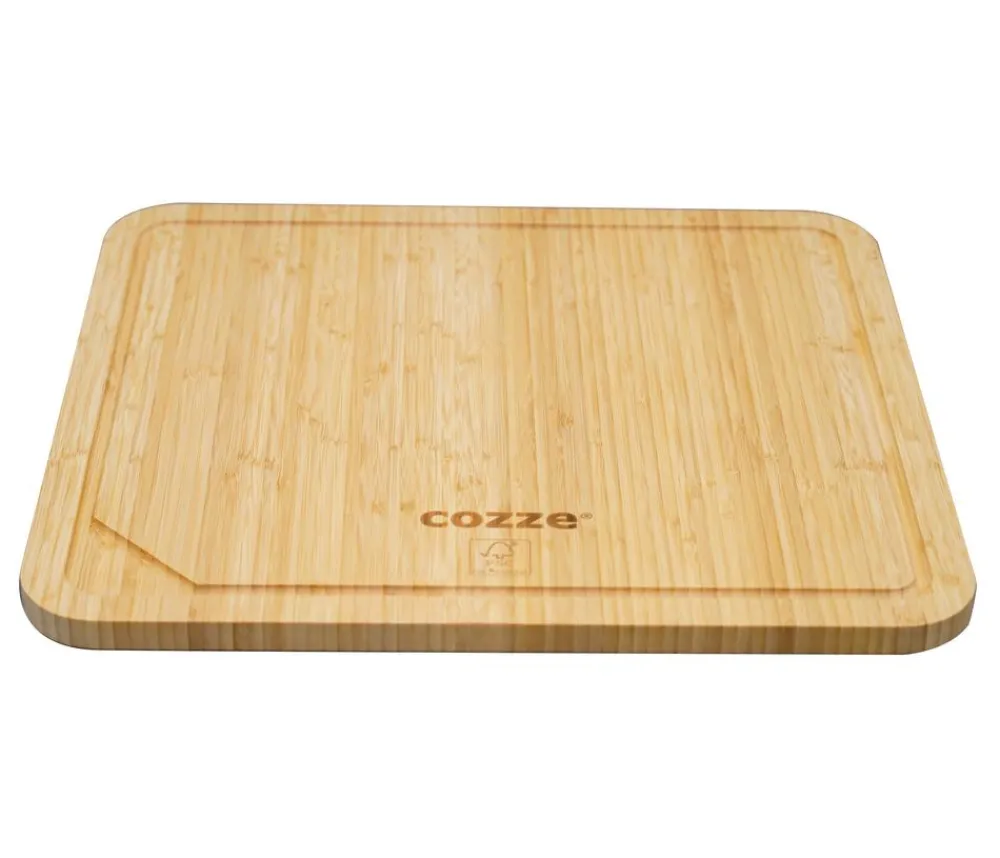 cozze® Cozze Bambus-Schneidebrett XL, ca. B49/H2/T54 cm Braun Hot
