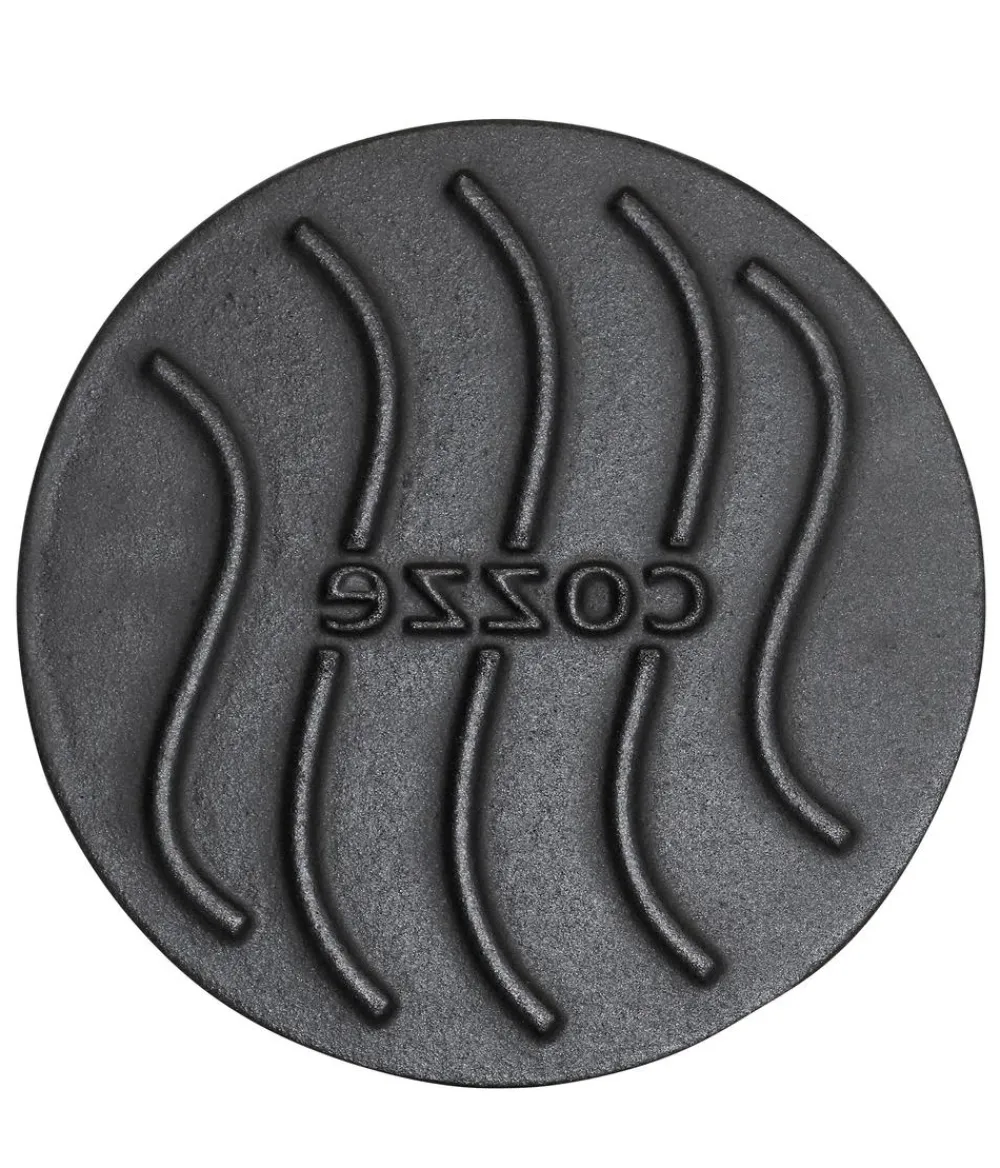 cozze® Cozze Burgerpresse, ca. Ø16/H8 cm Schwarz Discount
