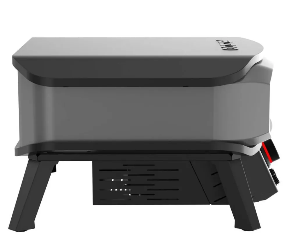 cozze® Pizzaöfen - Cozze elektischer Pizzaofen Premium Rotate 34 cm (13"), mit Thermometer inkl. Pizzastein, ca. B53/H32/T56 cm