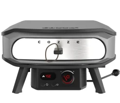 cozze® Pizzaöfen > Cozze elektrischer Pizzaofen Premium Rotate 42 cm (17"), mit Thermometer inkl. Pizzastein, ca. B60,5/H33/T62,5 cm