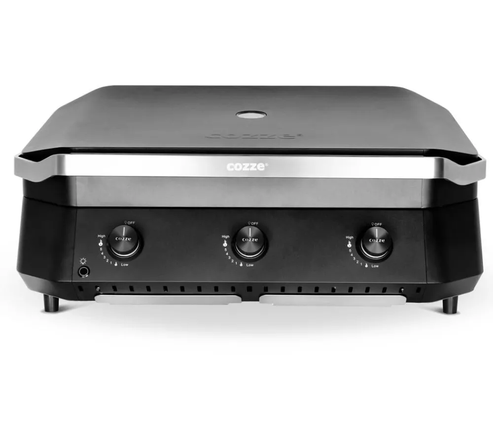 cozze® Gasgrills - Cozze Gasgrill Plancha G-800, ca. B86/H38/T64,5 cm Schwarz