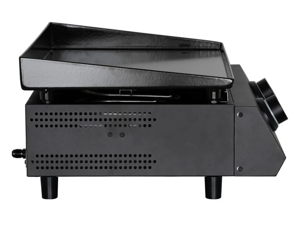 cozze® Gasgrills - Cozze Gasgrill Plancha G-400 mit 2 Brennern, ca. B49/H22,5/T45,5 cm Schwarz