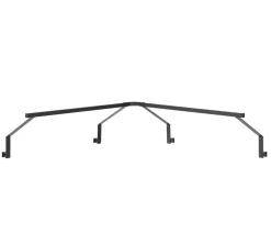 cozze® Outdoor-Küchen - Cozze LED-Corner Rack, ca. B90/H23,5/T90 cm Schwarz