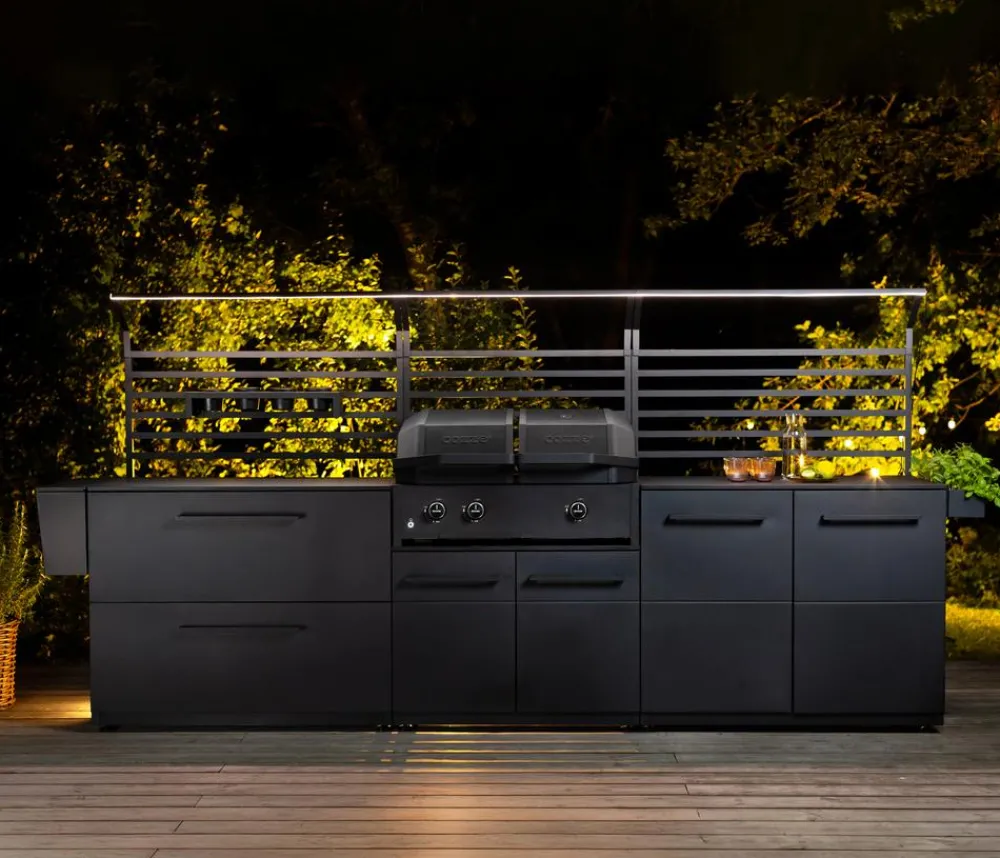 cozze® Outdoor-Küchen > Cozze LED-Rack, ca. B90/H23,5/T24,5 cm