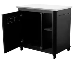 cozze® Outdoor-Küchen|Grillzubehör > Cozze Outdoor-Küche Außentisch 90 mit Edelstahl-Arbeitsplatte, ca. B93,5/H90/T60 cm