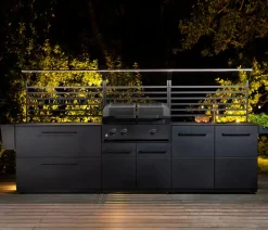 cozze® Cozze Outdoor-Küche Niedrigmodul Elements, ca. B90/H68/T60 cm Schwarz Online