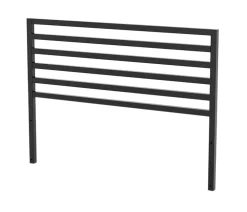cozze® Outdoor-Küchen - Cozze Outdoor-Küche Rückwand Elements, ca. B110/H75/T2,5 cm Schwarz