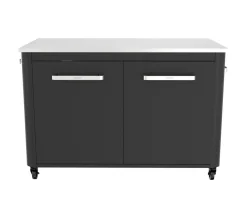 cozze® Outdoor-Küchen|Grillzubehör - Cozze Outdoor-Küche Tisch, ca. B120/H90/T60 cm Schwarz