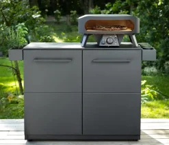 cozze® Cozze Outdoor-Küche Türmodul Elements, ca. B110/H90/T60 cm Schwarz Clearance
