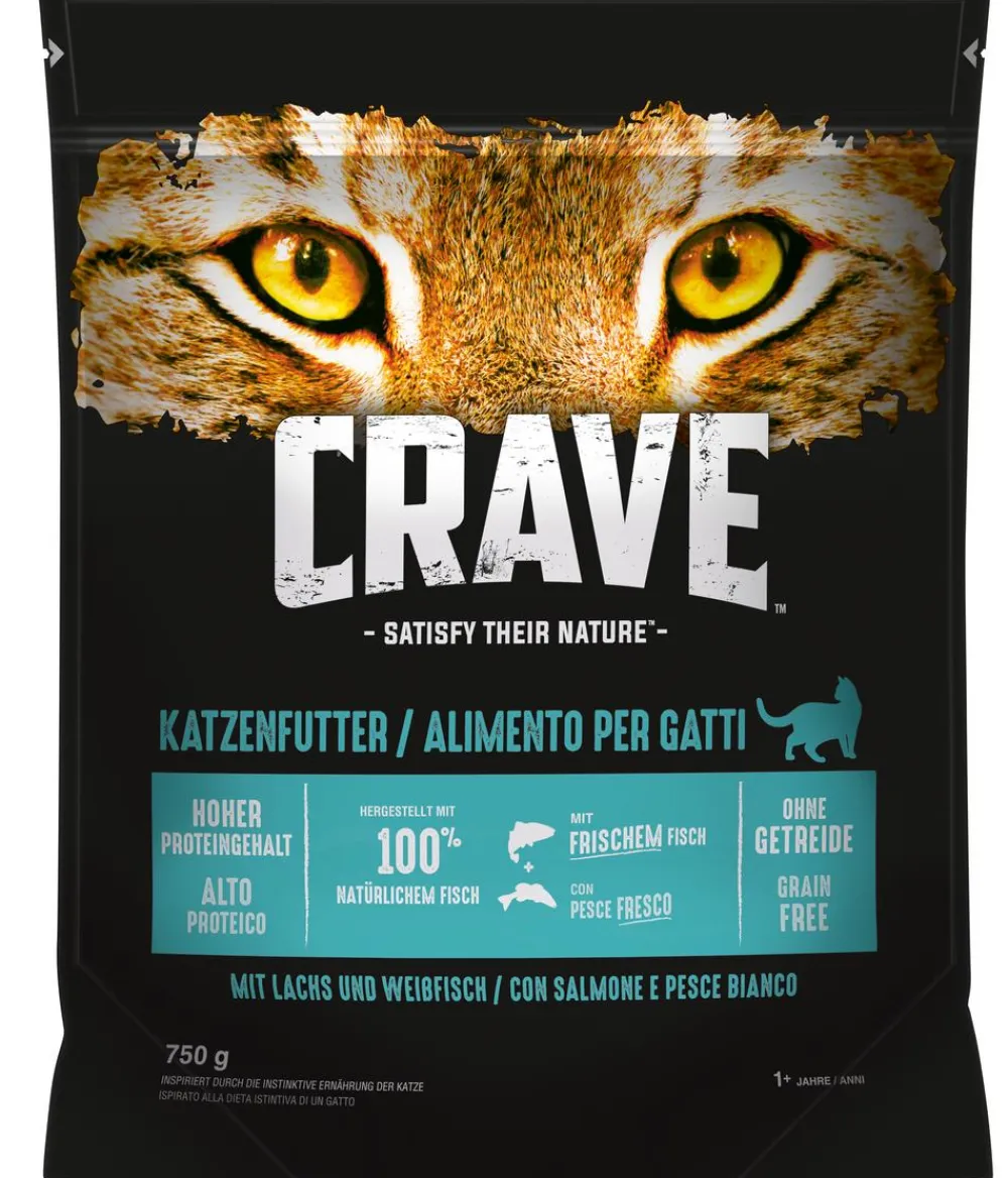 CRAVE™ Trockenfutter Katze > Trockenfutter für Katzen Adult, 750 g