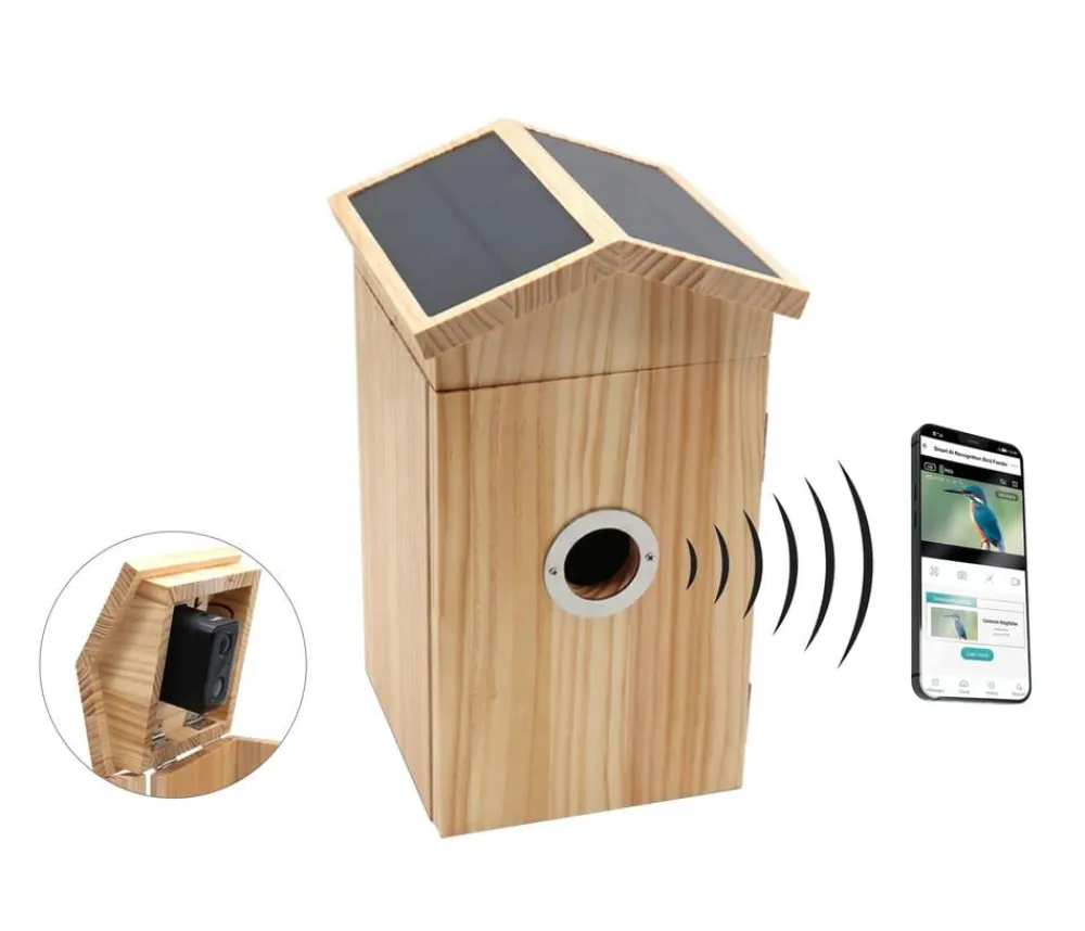 CROCI Nistkästen > Nistkasten Smart Wi-Fi, inkl Kamera, ca. B19,5/H32,3/T20 cm