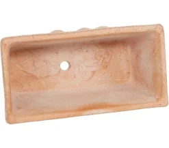 Degrea Pflanzkübel & Blumenkästen - -Blumenkasten mit Olivendekor Terrakotta
