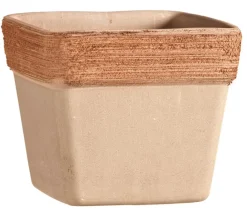 Degrea Blumentöpfe & Übertöpfe - -Topf Graffiato, quadratisch, -antik Terrakotta