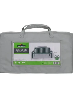 Dehner Abdeckhaube für 2-Sitzer Bank, , ca. B130/H85/T65 cm Grau Outlet