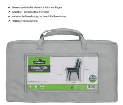 Dehner Abdeckhaube für Stühle, , ca. B70/H110/T70 cm Grau Clearance