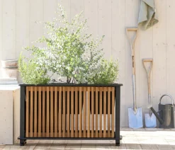 Dehner Pflanzkübel & Blumenkästen - Akazienholz-Pflanzkasten Boston, rechteckig, ca. B86 cm