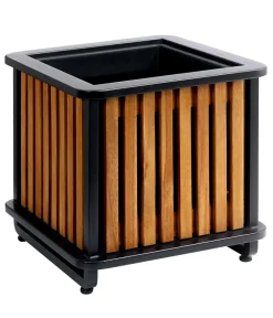 Dehner Akazienholz-Pflanzkasten Boston, quadratisch, ca. B33/H33/T33 cm Outlet