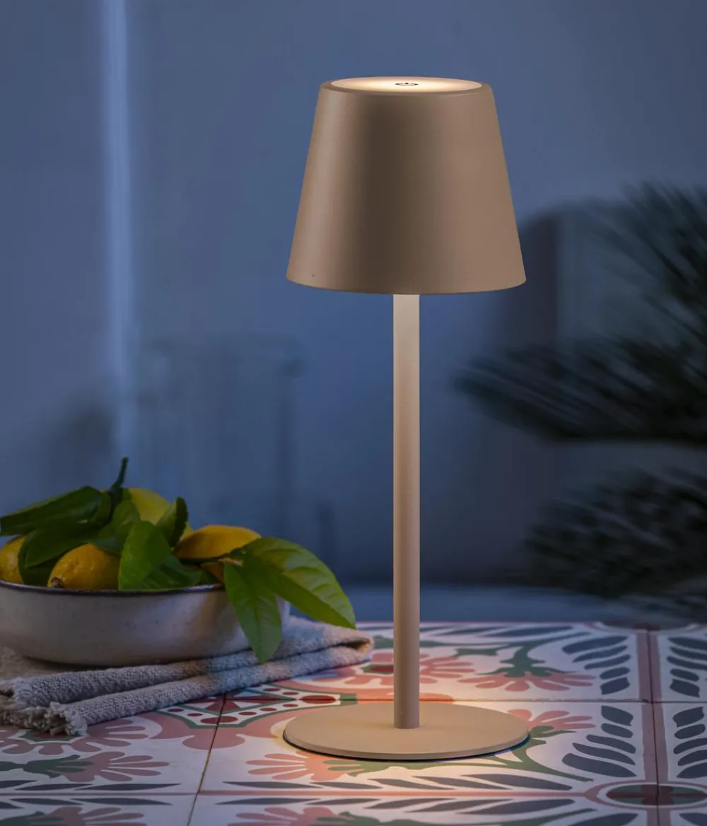 Dehner Akku-Tischleuchte Dyan, ca. Ø11/H30 cm Clearance