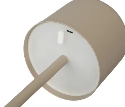 Dehner Solarleuchten > Akku-Tischleuchte Niva, ca. Ø11/H30 cm