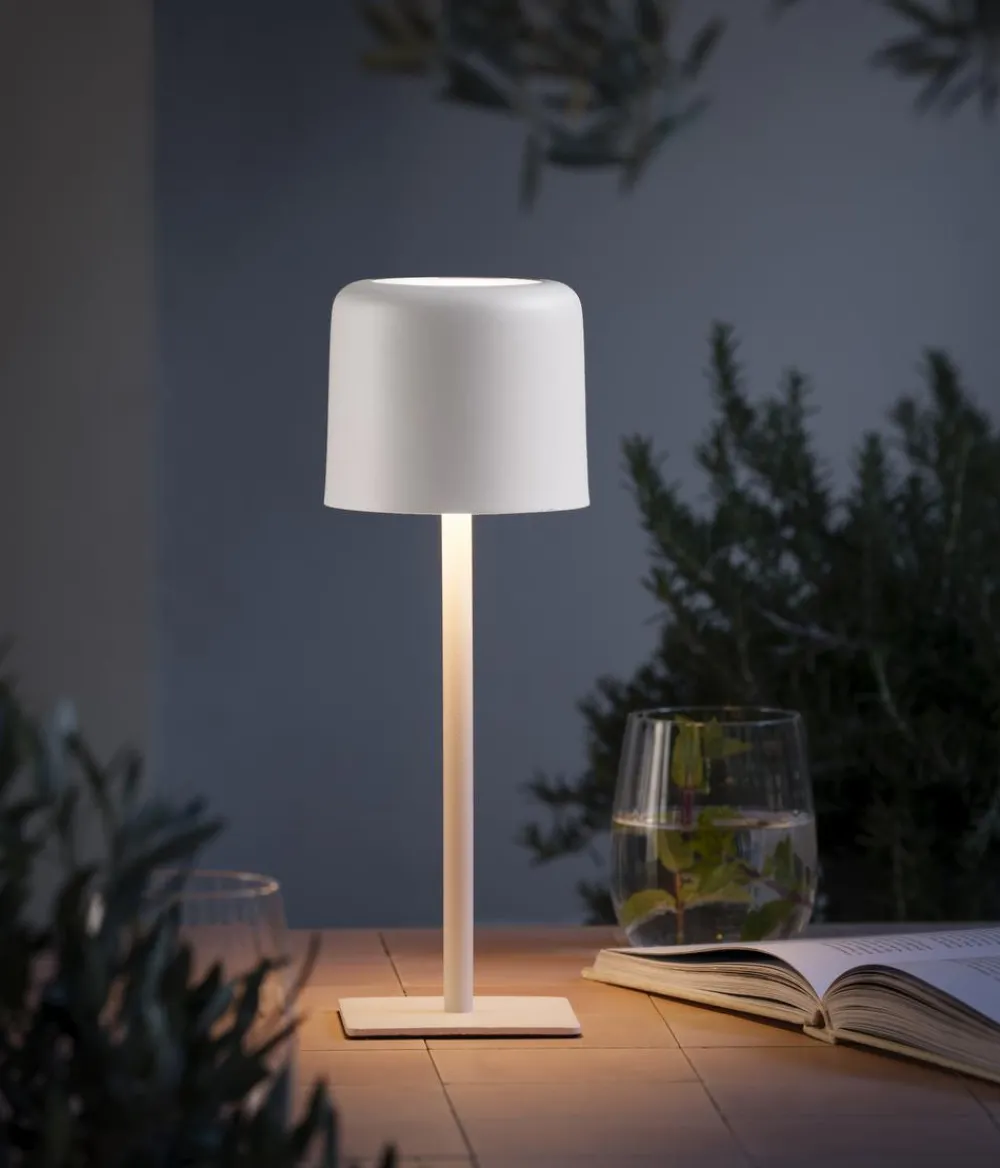 Dehner Akku-Tischleuchte Niva, ca. Ø11/H30 cm Online