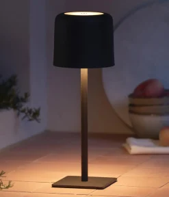 Dehner Solarleuchten - Akku-Tischleuchte Niva, ca. Ø11/H30 cm