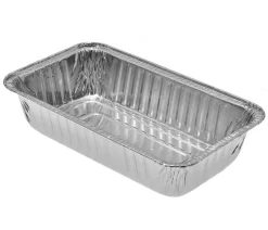 Dehner Aluminium-Grillschale, 5 Stk. Silber Hot