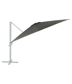 Dehner Ampelschirm Zypern, quadratisch, ca. B300/T300 cm Dunkelgrau Clearance
