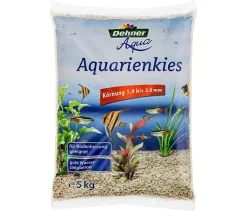 Dehner Aqua Bodengrund - Aquarienkies, 1,0-2,0 mm Beige