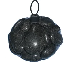 Dehner Aqua Deko - Aquariumdeko River Pebbles Schwarz