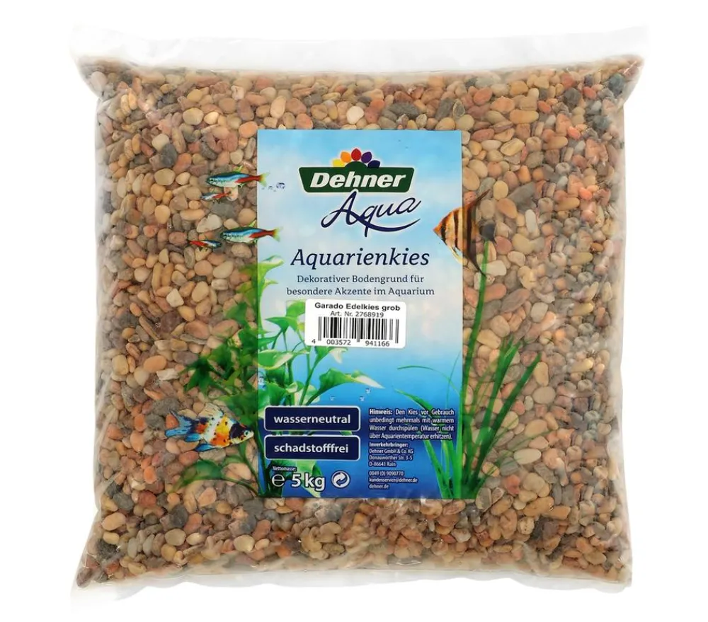 Dehner Aqua Bodengrund > Garado Edelkies, grob, 5 kg