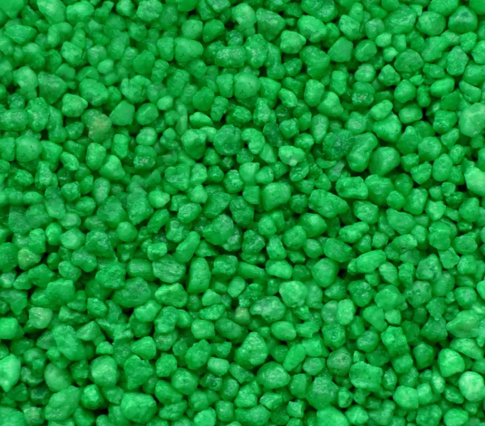 Dehner Aqua Premium Bodengrund - Aquarienkies, 2-3 mm Grün