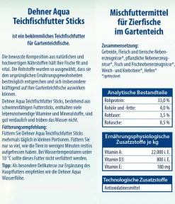 Dehner Aqua Gartenteich·Teichfisch­­Futter|Teichfischfutter - Teichfischfutter Sticks