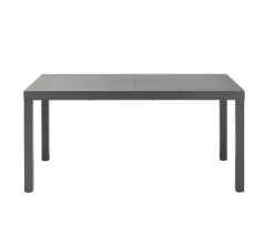 Dehner Ausziehtisch Chicago Dark, ca. B160-210/H75/T90 cm Dunkelgrau Hot