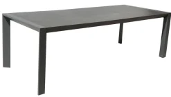 Dehner Garten-Esstische|Ausziehtische - Ausziehtisch Cleveland, ca. B160-240/H76/T101 cm Dunkelgrau