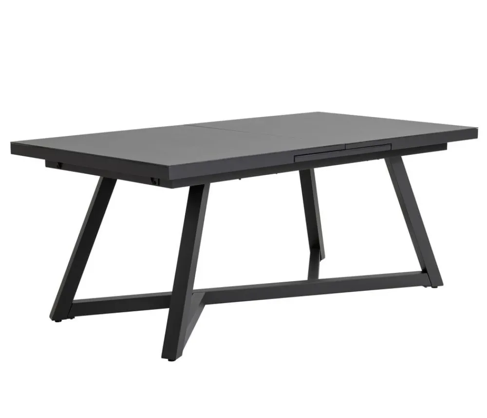Dehner Ausziehtisch Monaco, ca. B190-250/H77/T100 cm Anthrazit Outlet